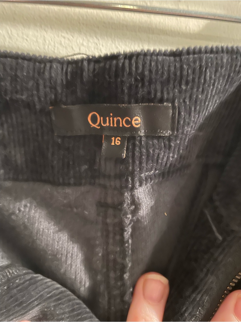 Quince navy corduroy pants 16 - Picture 3 of 5